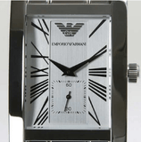 Buy Shop Emporio Armani Classic White Dial Silver Steel Strap Watch For Men - AR0145 USA Online