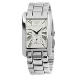 Buy Shop Emporio Armani Classic White Dial Silver Steel Strap Watch For Men - AR0145 USA Online
