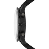 Buy Shop Emporio Armani Claudio Chronograph Black Dial Black Leather Strap Watch For Men - AR11483 USA Online