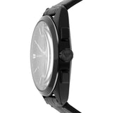 Buy Shop Emporio Armani Claudio Chronograph Black Dial Black Leather Strap Watch For Men - AR11483 USA Online