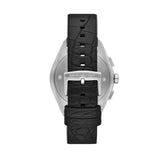 Buy Shop Emporio Armani Claudio Chronograph Black Dial Black Leather Strap Watch For Men - AR11542 USA Online