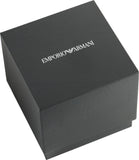 Buy Shop Emporio Armani Claudio Chronograph Blue Dial Brown Leather Strap Watch For Men - AR11554 USA Online