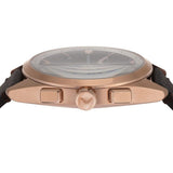 Buy Shop Emporio Armani Claudio Chronograph Blue Dial Brown Leather Strap Watch For Men - AR11554 USA Online