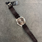 Buy Shop Emporio Armani Claudio Chronograph Brown Dial Brown Leather Strap Watch For Men - AR11482 USA Online