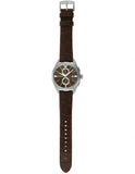 Buy Shop Emporio Armani Claudio Chronograph Brown Dial Brown Leather Strap Watch For Men - AR11482 USA Online