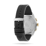 Buy Shop Emporio Armani Claudio Chronograph Silver Dial Black Leather Strap Watch For Men - AR11498 USA Online