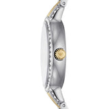 Buy Shop Emporio Armani Cleo Blue Dial Two Tone Steel Strap Watch for Women - AR11576 USA Online