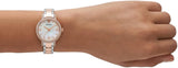 Buy Shop Emporio Armani Cleo Mother of Pearl Dial Two Tone Steel Strap Watch For Women - AR11499 USA Online