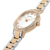 Buy Shop Emporio Armani Cleo Mother of Pearl Dial Two Tone Steel Strap Watch For Women - AR11499 USA Online