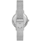 Buy Shop Emporio Armani Cleo Silver Dial Silver Mesh Strap Watch for Women - AR11584 USA Online