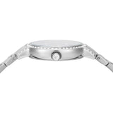 Buy Shop Emporio Armani Cleo Sunray Blue Dial Silver Steel Strap Watch for Women - AR11585 USA Online
