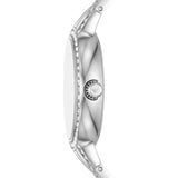 Buy Shop Emporio Armani Cleo Sunray Blue Dial Silver Steel Strap Watch for Women - AR11585 USA Online