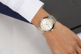 Buy Shop Emporio Armani Cream Dial Two Tone Steel Strap Watch For Men - AR11034 USA Online