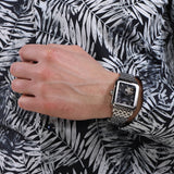 Buy Shop Emporio Armani Diego Automatic Black Dial Silver Steel Strap Watch For Men - AR60057 USA Online