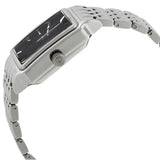 Buy Shop Emporio Armani Diego Automatic Black Dial Silver Steel Strap Watch For Men - AR60057 USA Online
