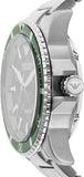 Buy Shop Emporio Armani Diver Automatic Green Dial Silver Steel Strap Watch For Men - AR60061 USA Online