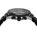 Buy Shop Emporio Armani Diver Chronograph Black Dial Black Silicon Strap Watch For Men - AR11515 USA Online