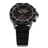 Buy Shop Emporio Armani Diver Chronograph Black Dial Black Silicon Strap Watch For Men - AR11515 USA Online