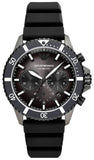 Buy Shop Emporio Armani Diver Chronograph Black Dial Black Silicon Strap Watch For Men - AR11515 USA Online