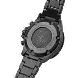 Buy Shop Emporio Armani Diver Chronograph Black Dial Black Steel Strap Watch For Men - AR11363 USA Online