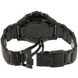 Buy Shop Emporio Armani Diver Chronograph Black Dial Black Steel Strap Watch For Men - AR80050 USA Online