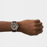 Buy Shop Emporio Armani Diver Chronograph Brown Dial Brown Leather Strap Watch For Men - AR11486 USA Online