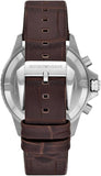 Buy Shop Emporio Armani Diver Chronograph Brown Dial Brown Leather Strap Watch For Men - AR11486 USA Online