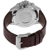 Buy Shop Emporio Armani Diver Chronograph Brown Dial Brown Leather Strap Watch For Men - AR11486 USA Online