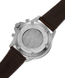 Buy Shop Emporio Armani Diver Chronograph Brown Dial Brown Leather Strap Watch For Men - AR11486 USA Online