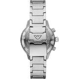 Buy Shop Emporio Armani Diver Chronograph Green Dial Silver Steel Strap Watch For Men - AR11500 USA Online