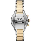 Buy Shop Emporio Armani Diver Chronograph Green Dial Two Tone Steel Strap Watch For Men - AR11361 USA Online