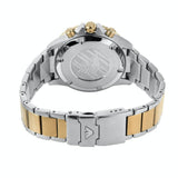 Buy Shop Emporio Armani Diver Chronograph Green Dial Two Tone Steel Strap Watch For Men - AR11361 USA Online
