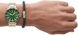 Buy Shop Emporio Armani Diver Chronograph Green Dial Two Tone Steel Strap Watch For Men - AR80063 USA Online