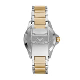 Buy Shop Emporio Armani Diver Chronograph Green Dial Two Tone Steel Strap Watch For Men - AR80063 USA Online