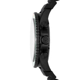 Buy Shop Emporio Armani Diver Chronograph Quartz Green Dial Black Silicon Strap Watch For Men - AR11463 USA Online