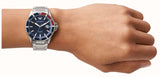 Buy Shop Emporio Armani Diver Quartz Blue Dial Silver Steel Strap Watch For Men - AR11339 USA Online