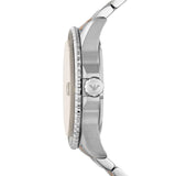Buy Shop Emporio Armani Diver Quartz Brown Dial Two Tone Steel Strap Watch For Men - AR11340 USA Online
