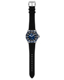 Buy Shop Emporio Armani Diver Three-Hand Quartz Blue Dial Blue Leather Strap Watch For Men - AR11516 USA Online