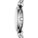 Buy Shop Emporio Armani Donna Mother of Pearl Dial Silver Steel Strap Watch For Women - AR11204 USA Online