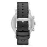 Buy Shop Emporio Armani Dress Analog Black Dial Black Leather Strap Watch For Men - AR8029 USA Online