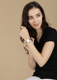 Buy Shop Emporio Armani Dress Analog Mother of Pearl Dial Gold Steel Strap Watch For Women - AR11007 USA Online