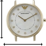 Buy Shop Emporio Armani Dress Analog Mother of Pearl Dial Gold Steel Strap Watch For Women - AR11007 USA Online