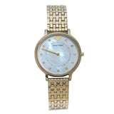 Buy Shop Emporio Armani Dress Analog Mother of Pearl Dial Gold Steel Strap Watch For Women - AR11007 USA Online