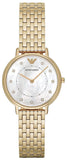 Buy Shop Emporio Armani Dress Analog Mother of Pearl Dial Gold Steel Strap Watch For Women - AR11007 USA Online