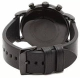 Buy Shop Emporio Armani Dress Chronograph Black Dial Black Leather Strap Watch For Men - AR1918 USA Online