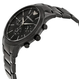 Buy Shop Emporio Armani Dress Chronograph Quartz Black Dial Black Stainless Steel Strap Watch For Men - AR2485 USA Online