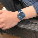 Buy Shop Emporio Armani Dress Quartz Blue Dial Blue Leather Strap Watch For Men - AR2501 USA Online