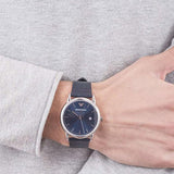 Buy Shop Emporio Armani Dress Quartz Blue Dial Blue Leather Strap Watch For Men - AR2501 USA Online