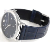 Buy Shop Emporio Armani Dress Quartz Blue Dial Blue Leather Strap Watch For Men - AR2501 USA Online