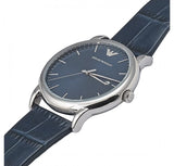 Buy Shop Emporio Armani Dress Quartz Blue Dial Blue Leather Strap Watch For Men - AR2501 USA Online